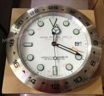 Rolex Explorer II Stainless Steel White Face Clock / Wall Clock Rolex Replica